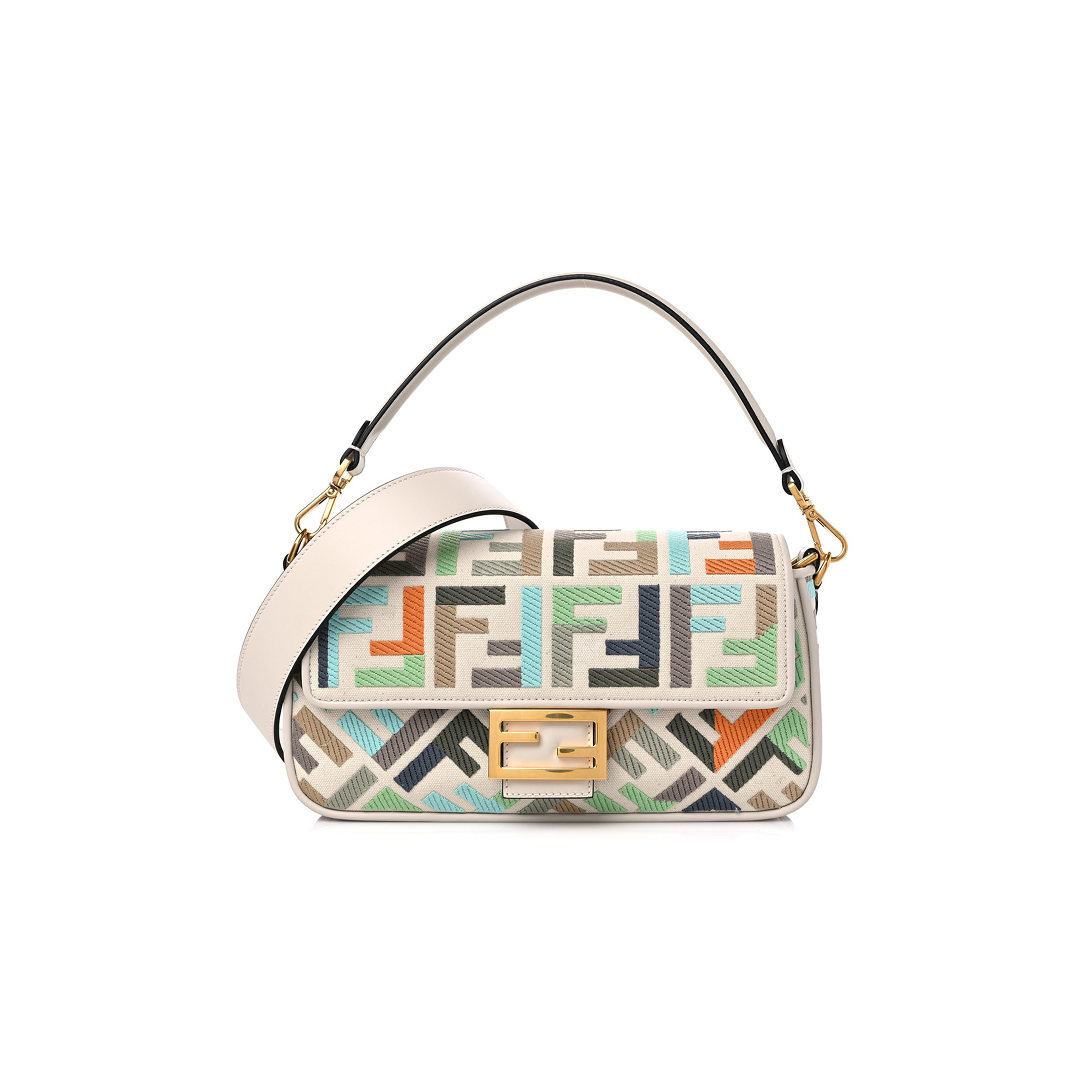 FENDI BAGUETTE FF BAG (27*15*6cm)